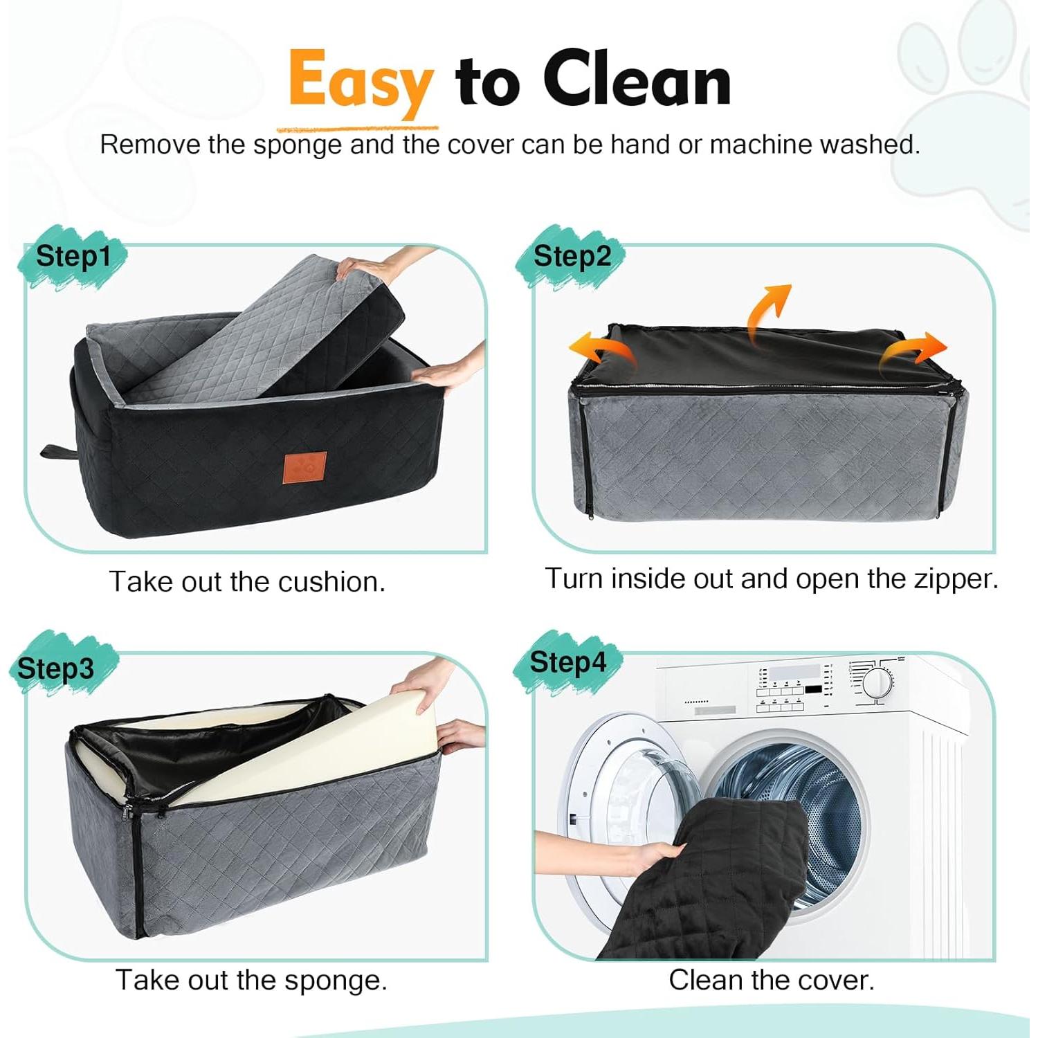 Asiento de Coche para Perros Grandes NEEZUKAR 75x50cm