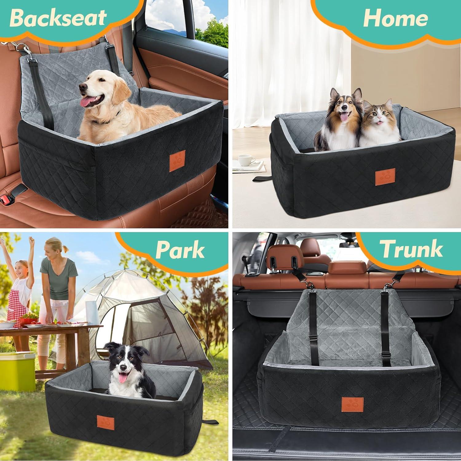 Asiento de Coche para Perros Grandes NEEZUKAR 75x50cm