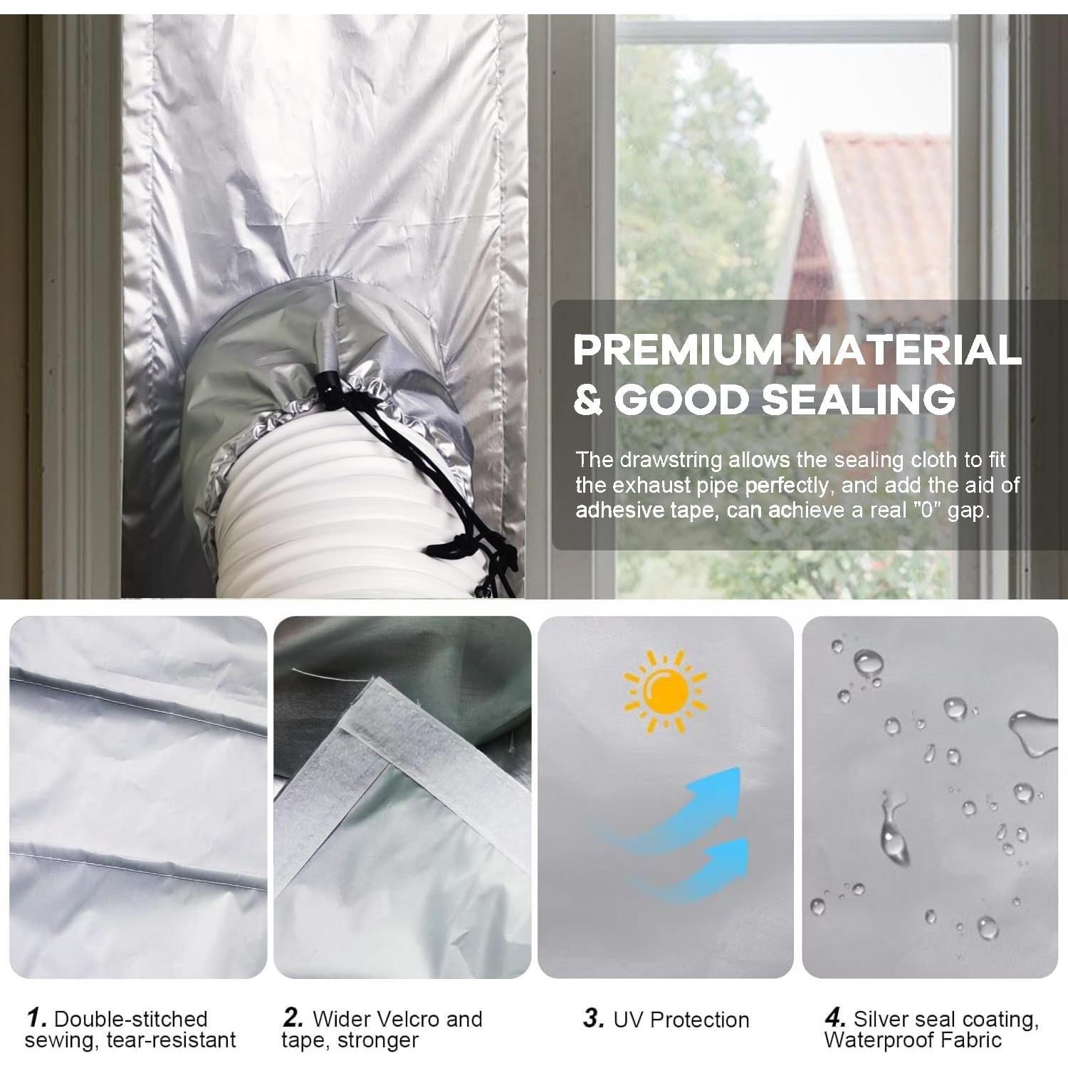 Kit Sello Ventana Aire Acondicionado Portátil Althorion 400cm