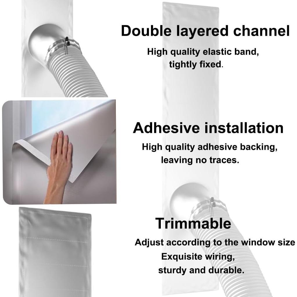 Kit Sello Ventana Aire Acondicionado Portátil Althorion 400cm