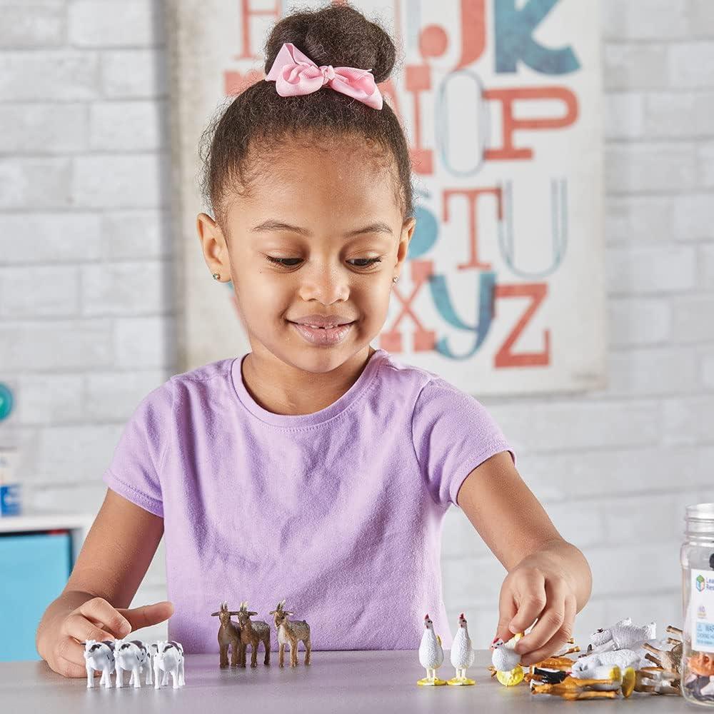 Contadores de Animales de Granja Learning Resources - 60 Piezas