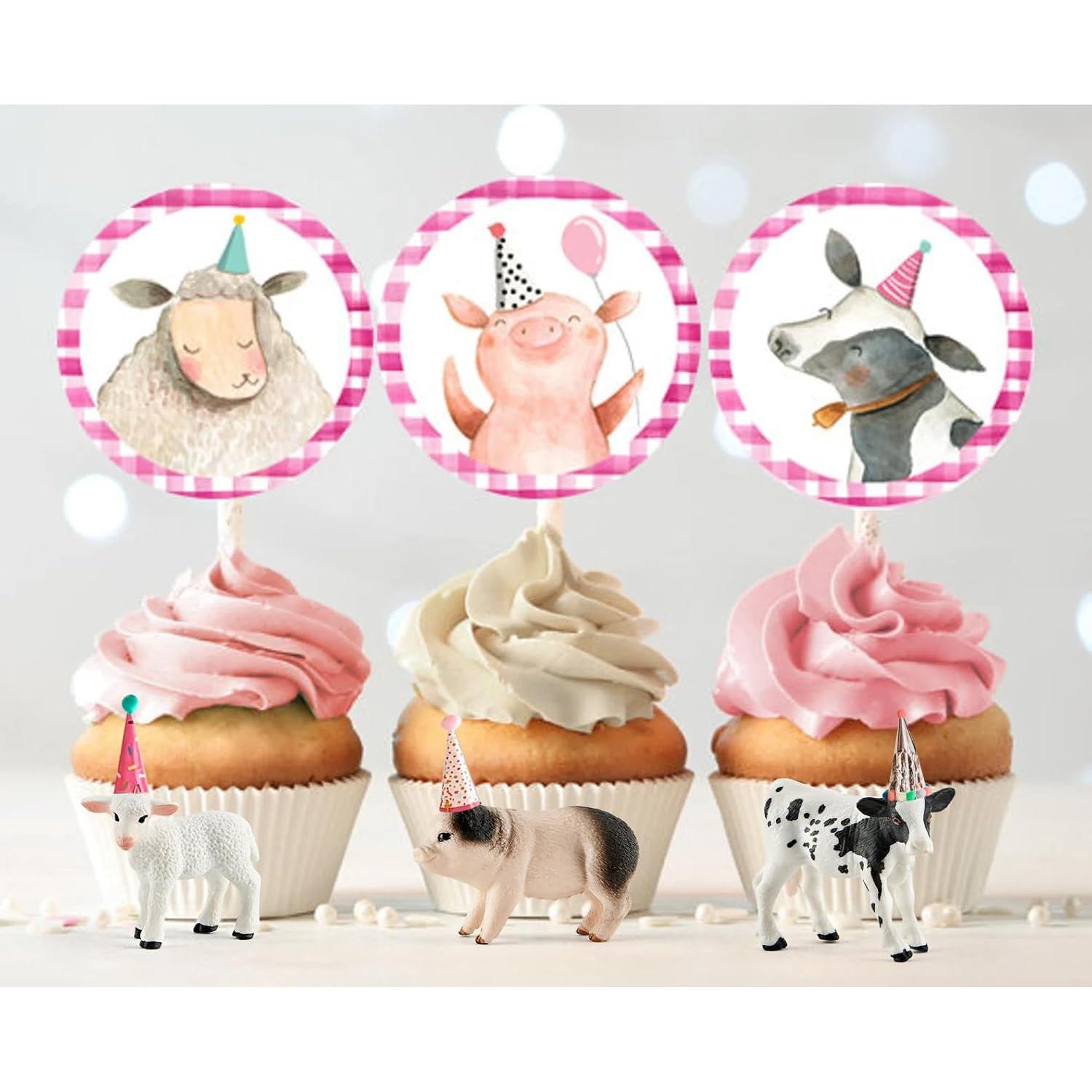 Juego de 10 Figuras de Animales de Granja para Niños