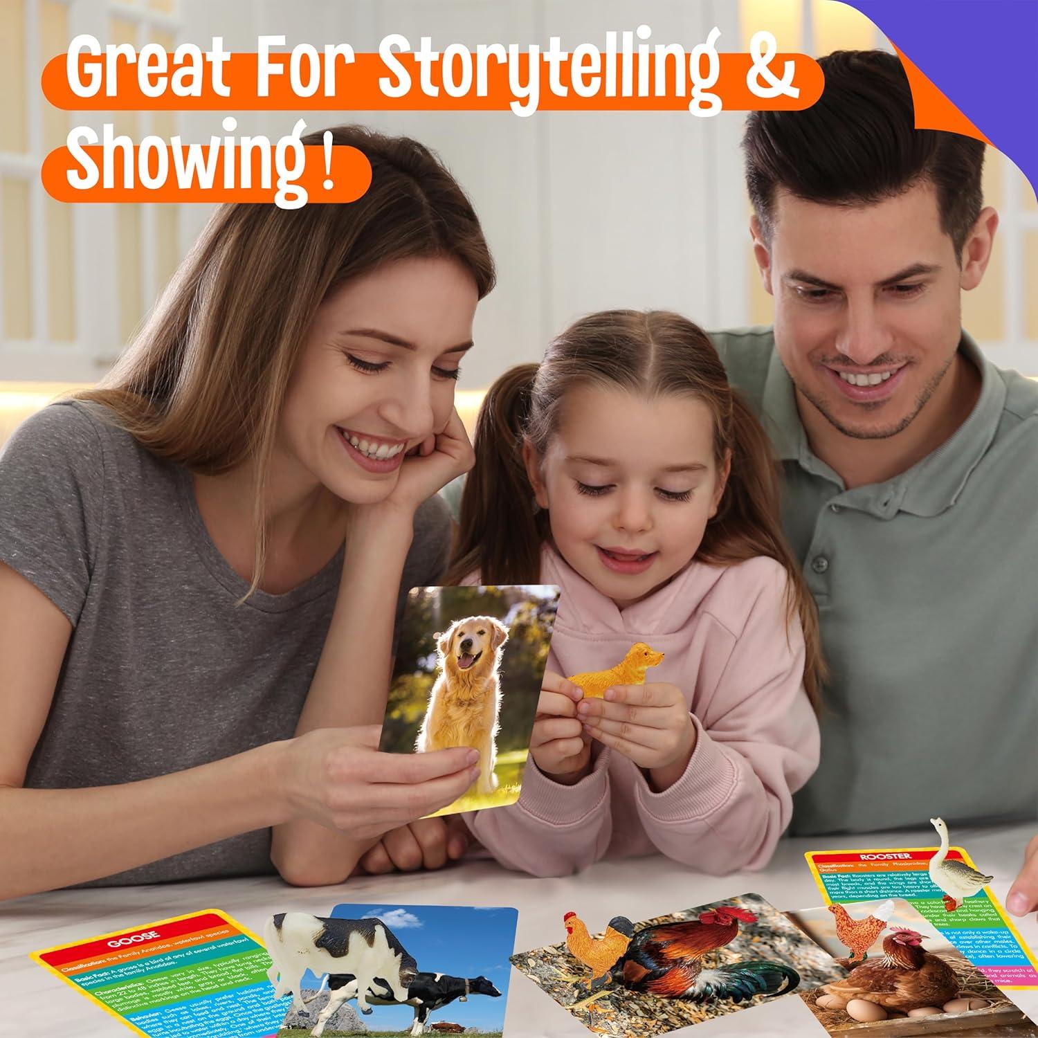 Juego Educativo 12 Figuras Animales de Granja SpriteGru