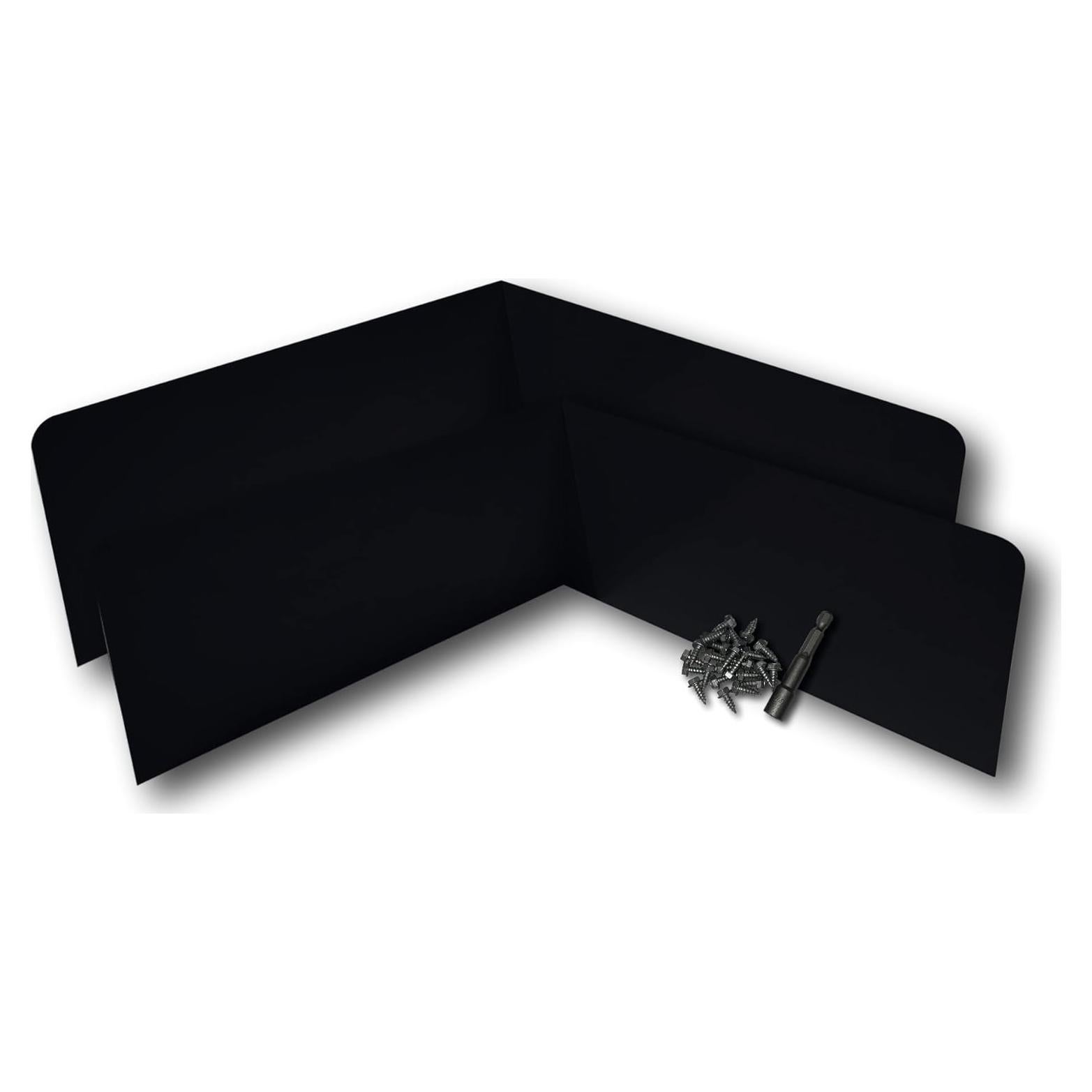 Protector de Canalones Eagle 1 Doblado Sobredimensionado Negro