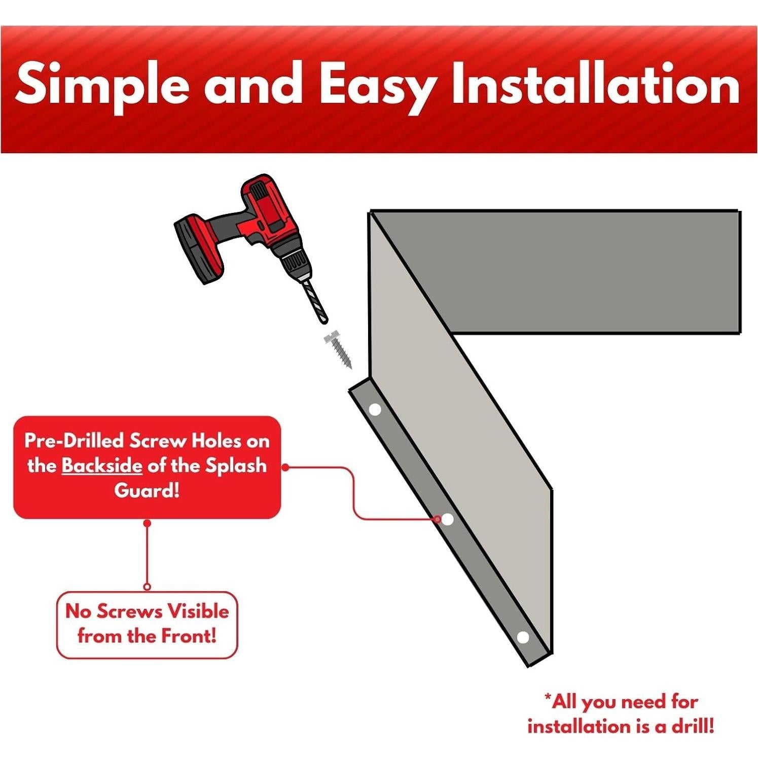 Protector de Canalones Eagle 1 Doblado Sobredimensionado Negro