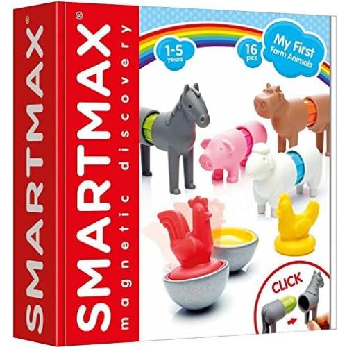 SmartMax Mis Primeros Animales de Granja Set Magnético 16 Piezas