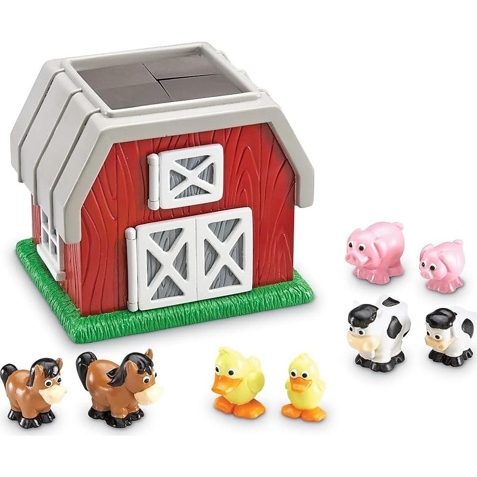 Juguete de Animales de Granja Learning Resources 9 Piezas