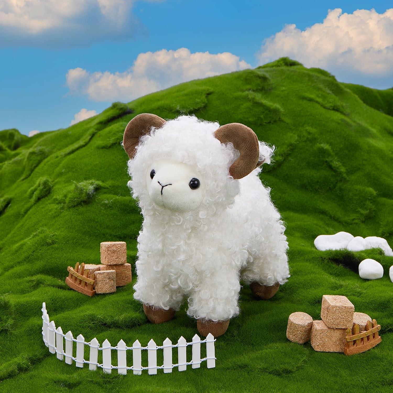 Set de 6 Animales de Granja Peluches MaoGoLan 20 cm