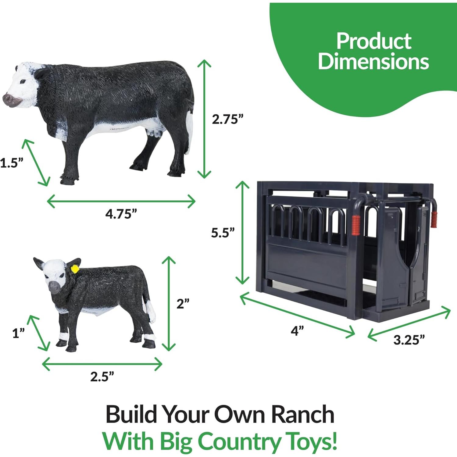 Juego de Rancho 12 Piezas Big Country Toys - Animales de Granja