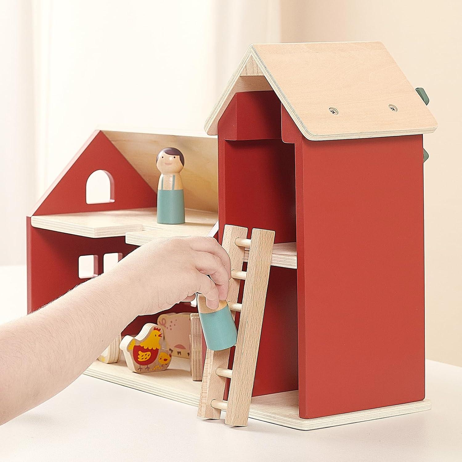 Juguete de Granja PairPear con Animales y Tractor 31 Piezas