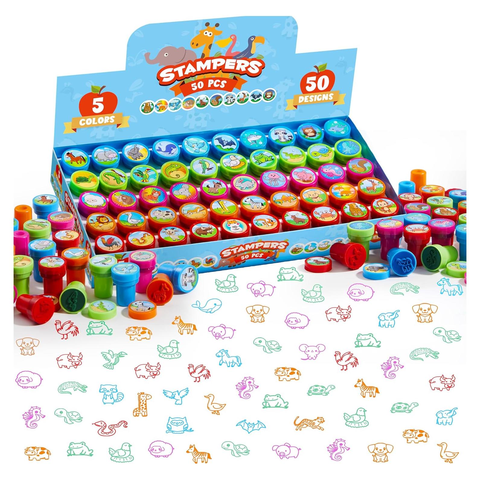 Sellos de Animales JOYIN 50 Pcs para Manualidades