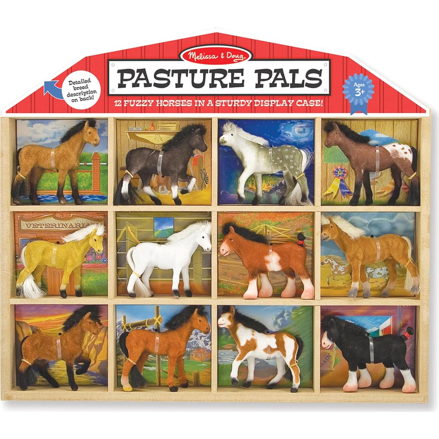 Caballos Coleccionables Melissa & Doug - 12 Figuras en Establo