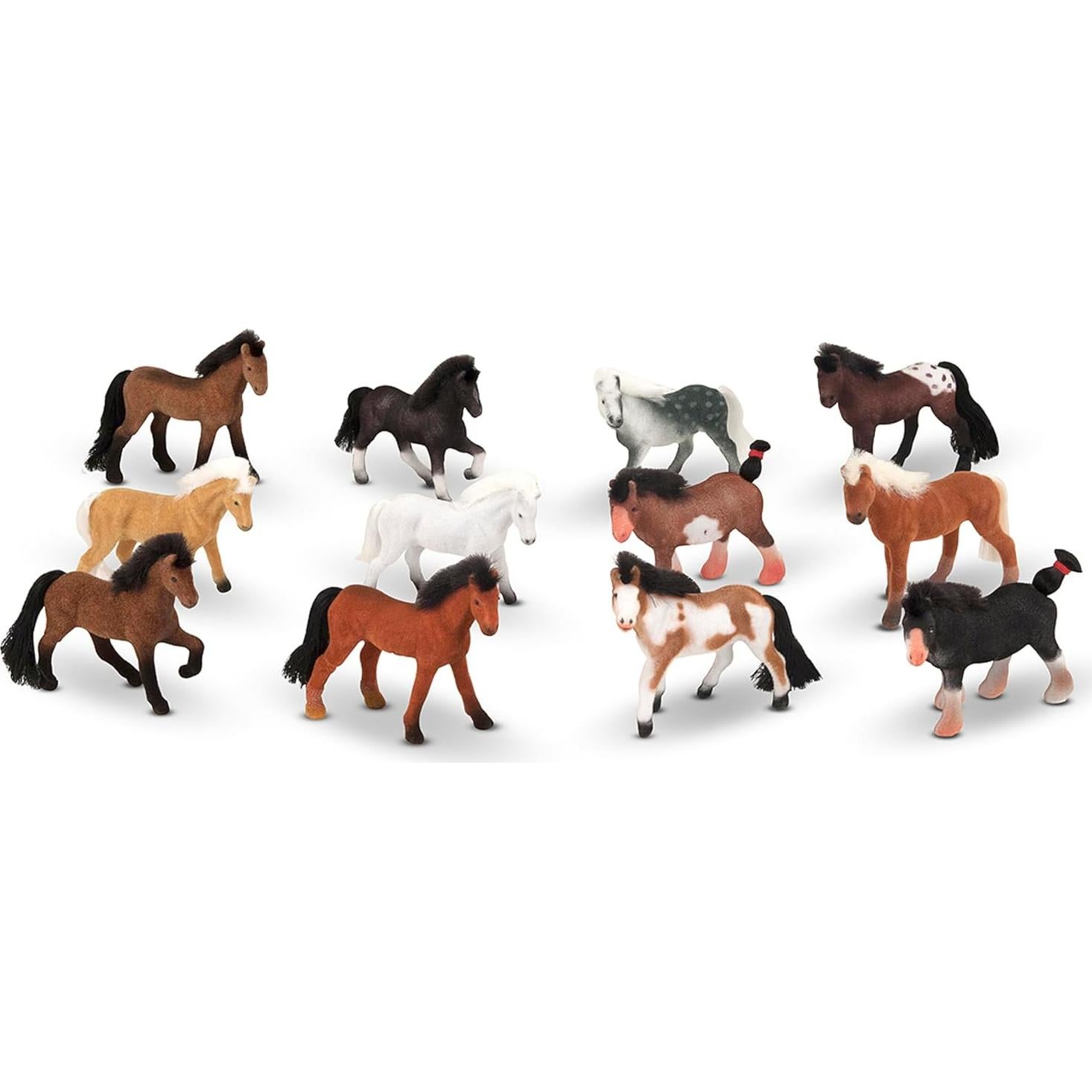 Caballos Coleccionables Melissa & Doug - 12 Figuras en Establo