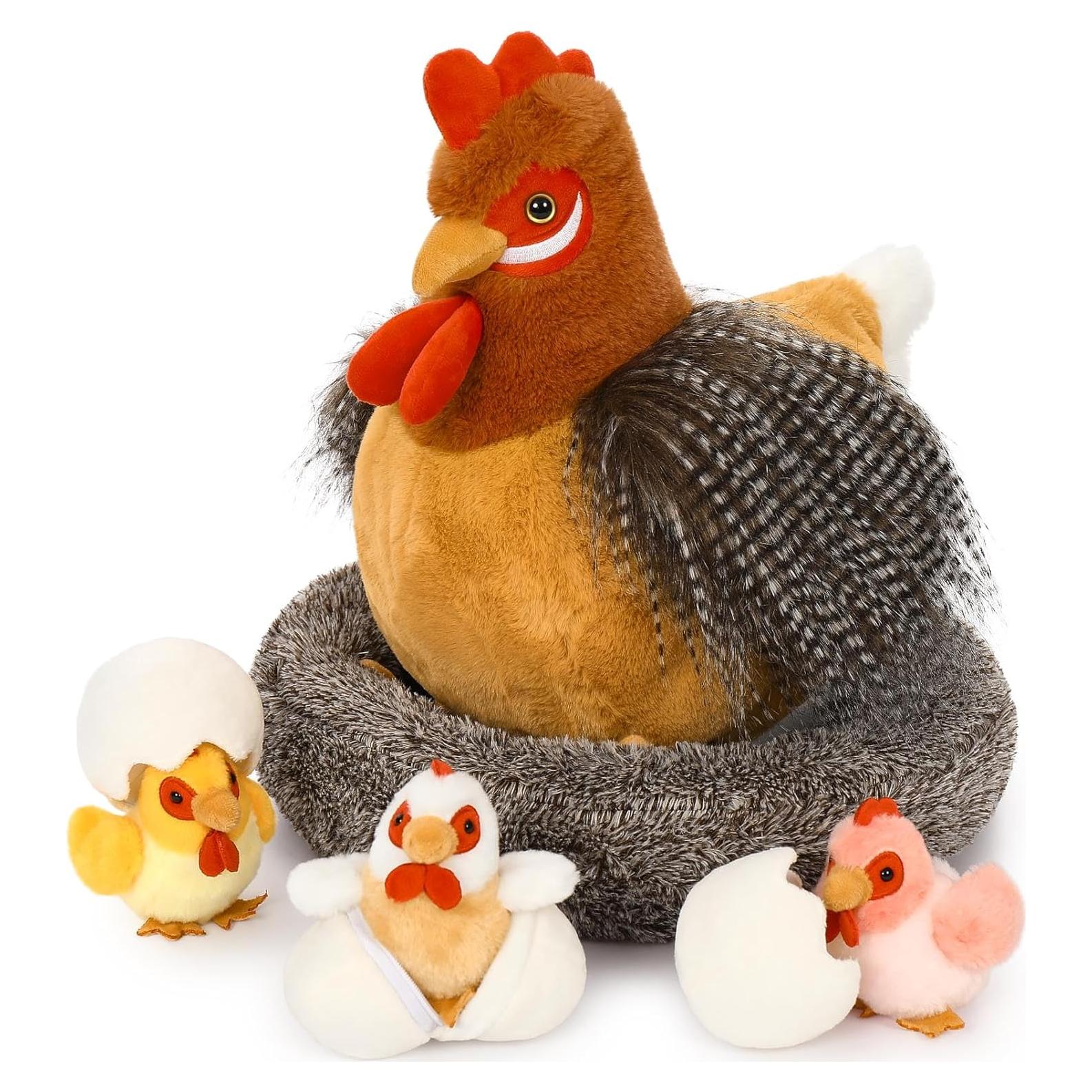 MaoGoLan Set 8 Pcs Animales de Peluche de Granja