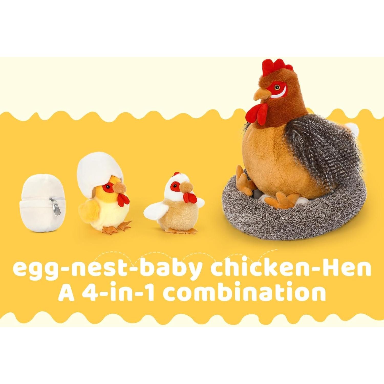 MaoGoLan Set 8 Pcs Animales de Peluche de Granja