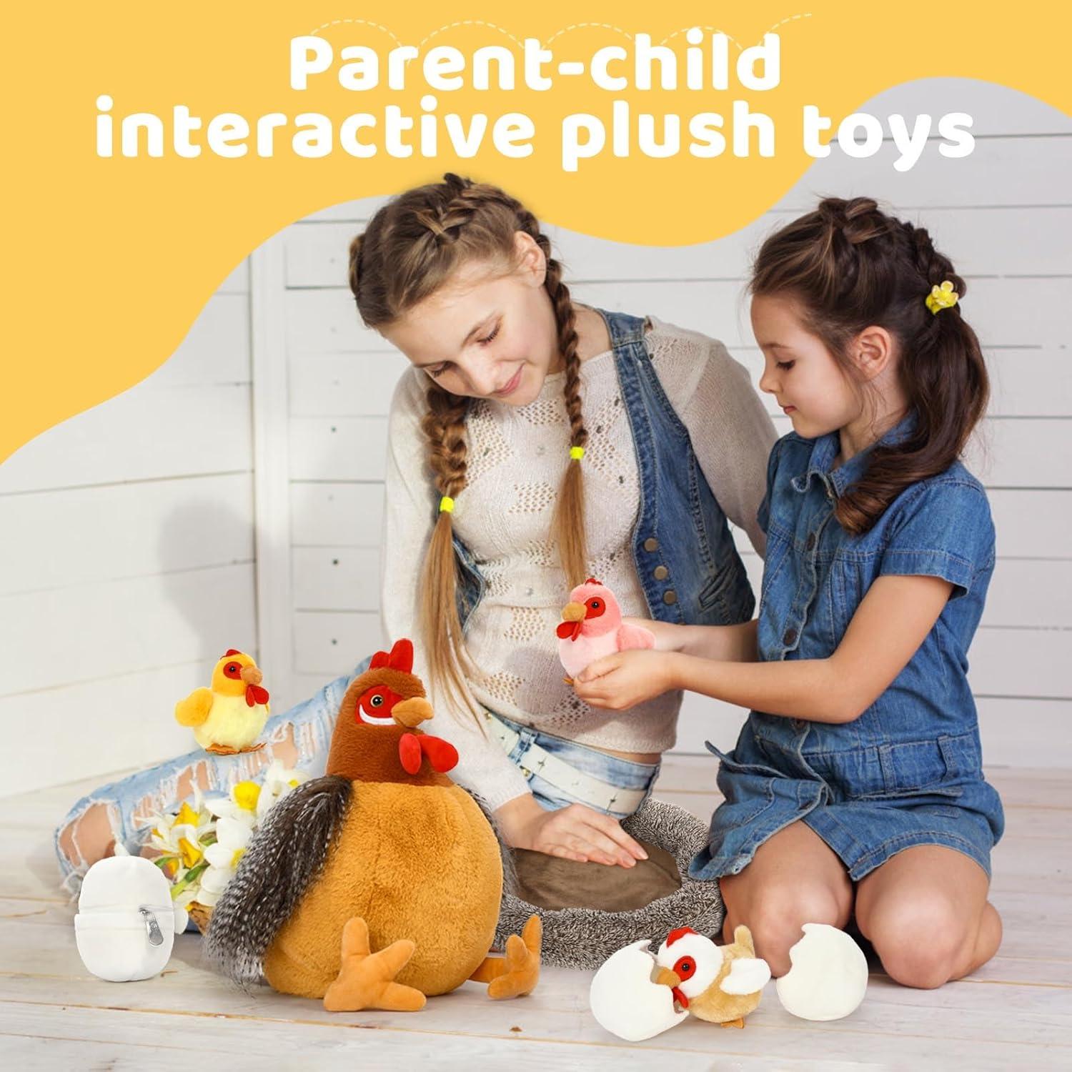 MaoGoLan Set 8 Pcs Animales de Peluche de Granja