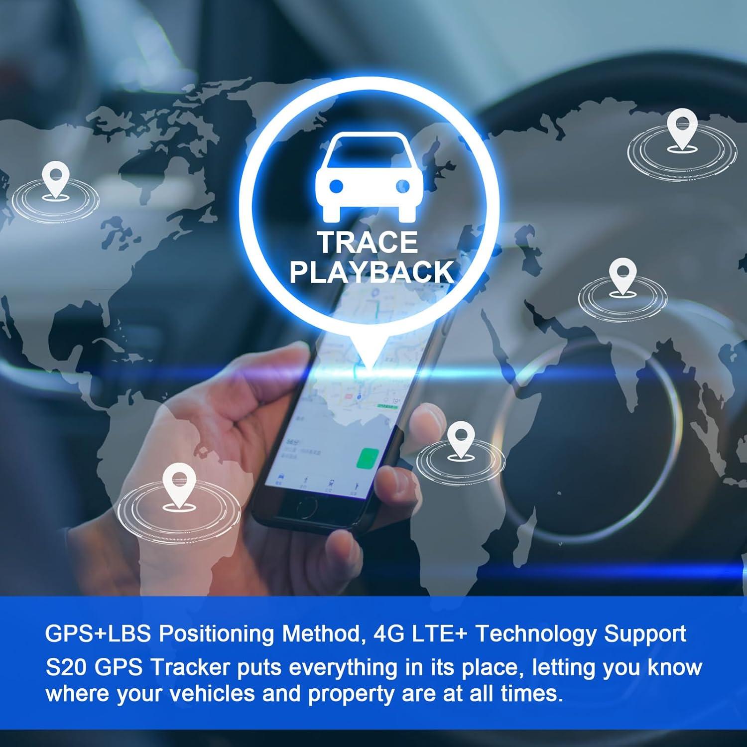 Rastreador GPS WANWAYTECH 4G LTE Magnético 6000mAh