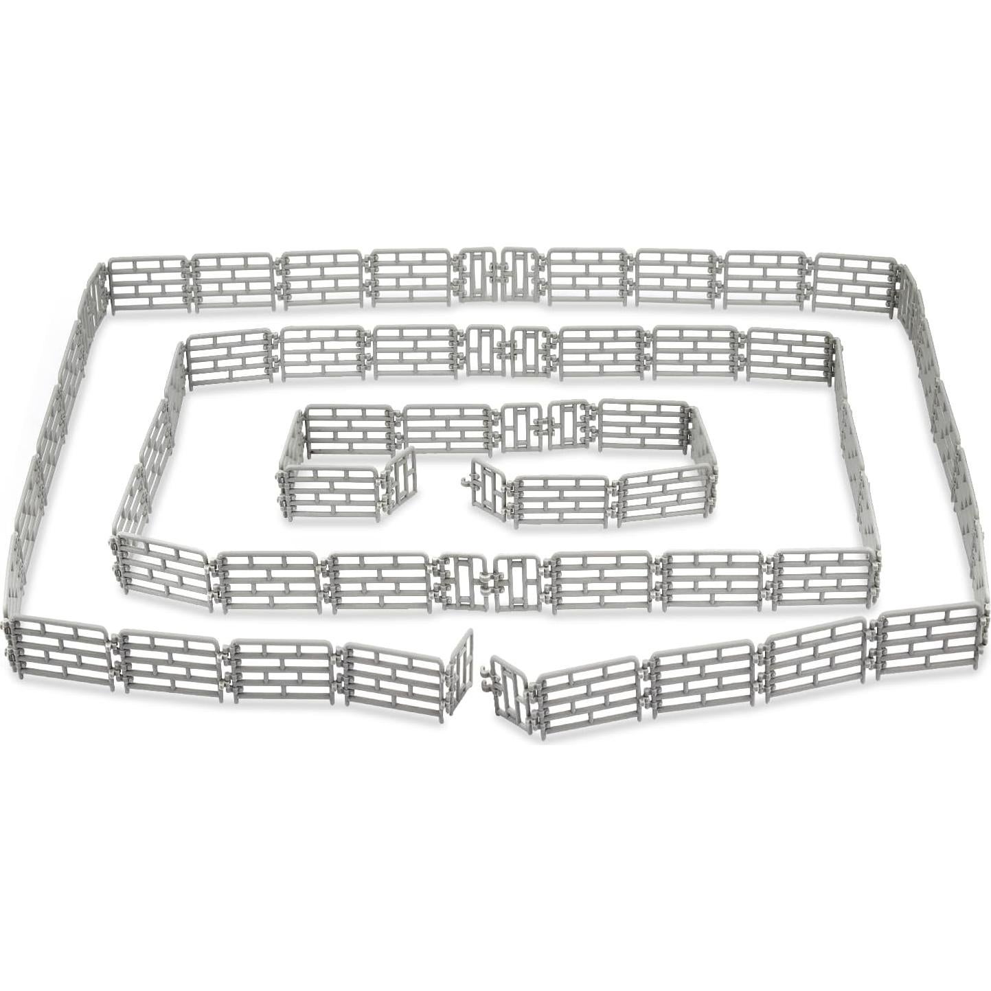 Toymany 64 Piezas Mini Juguetes Cerca para Animales de Granja