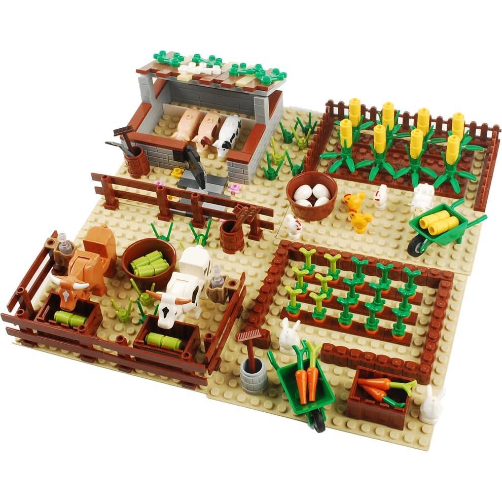 Juego de Bloques de Construcción BAENRCY Granja 290 Piezas
