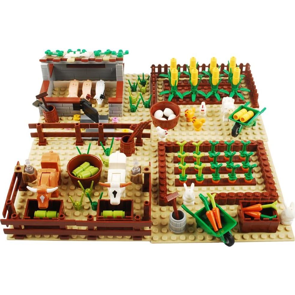 Juego de Bloques de Construcción BAENRCY Granja 290 Piezas