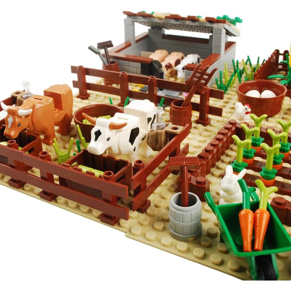 Juego de Bloques de Construcción BAENRCY Granja 290 Piezas