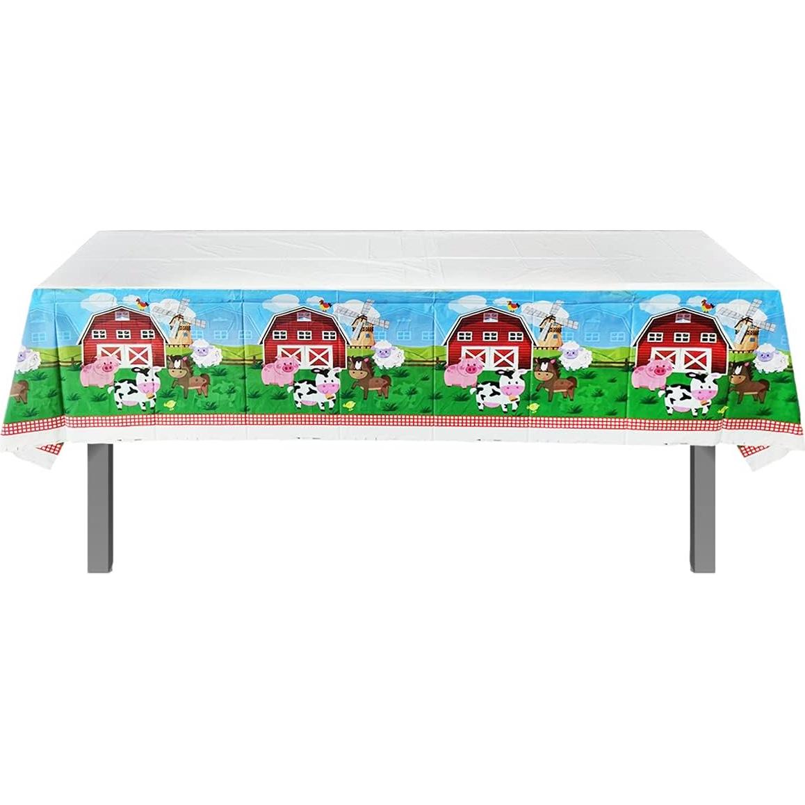 Juego de Vajilla de Fiesta Animales de Granja 20 Platos 20 Servilletas