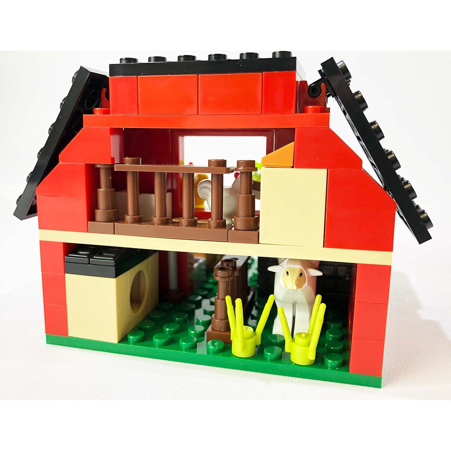 Brick Loot La Granja El Granero Rojo 160 Piezas Animales