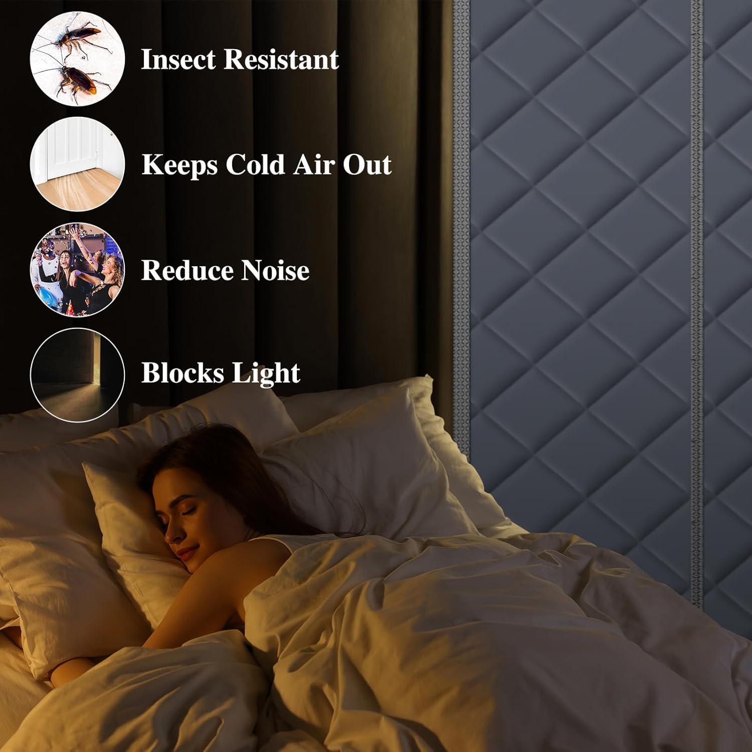 Cortina Térmica Magnética SereneCloud 81x203 cm Gris