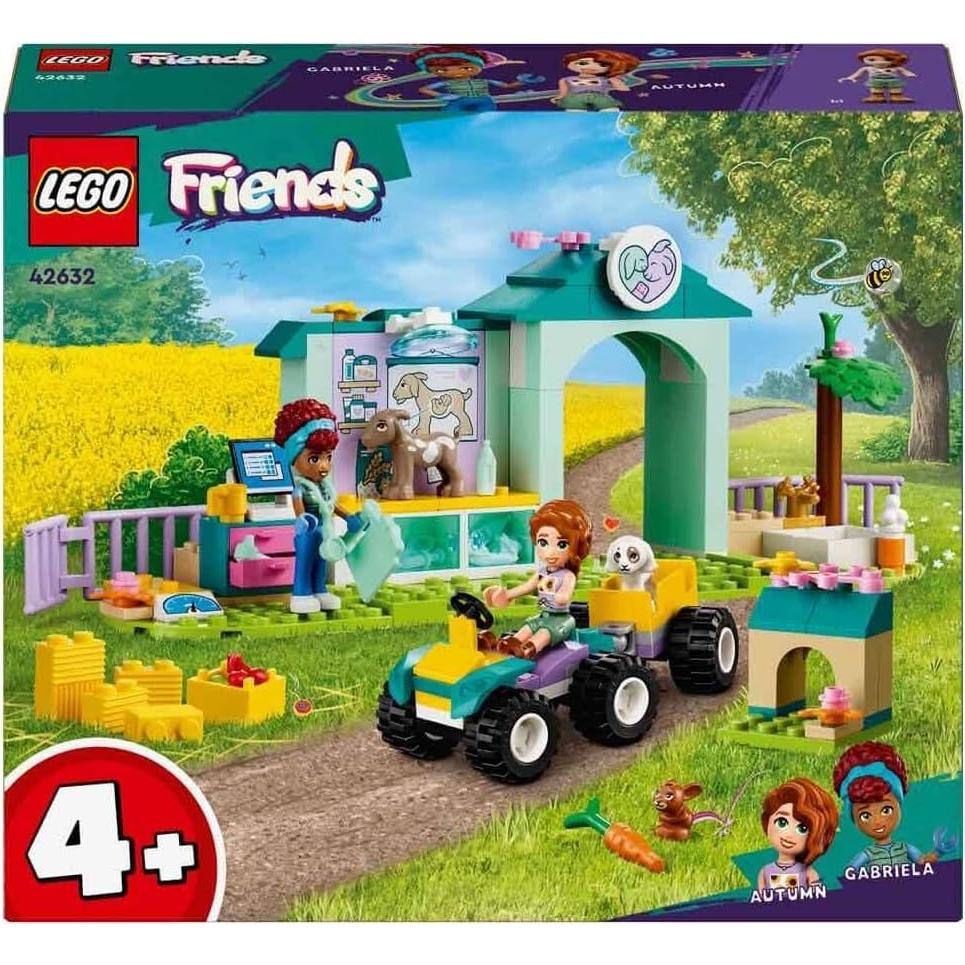 LEGO Friends Clínica Veterinaria 42632 con 2 Figuras y Animales