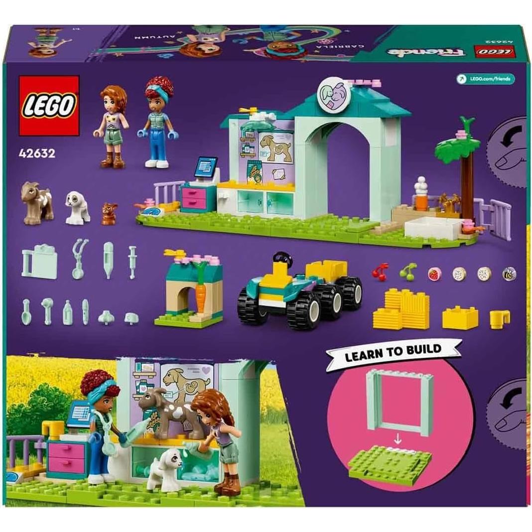 LEGO Friends Clínica Veterinaria 42632 con 2 Figuras y Animales