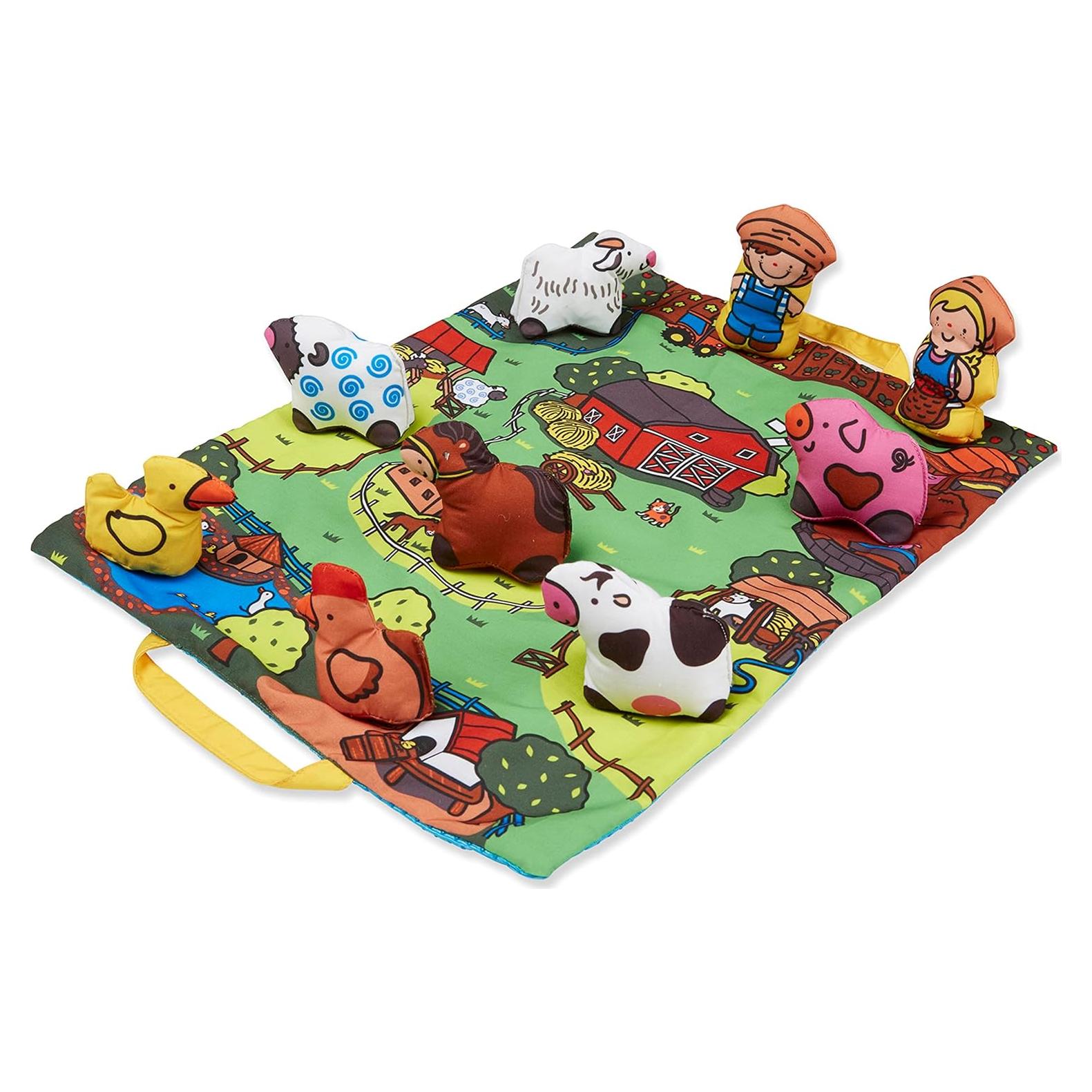 Alfombra de Juego Melissa & Doug 9 Animales Plegable 11x31 cm