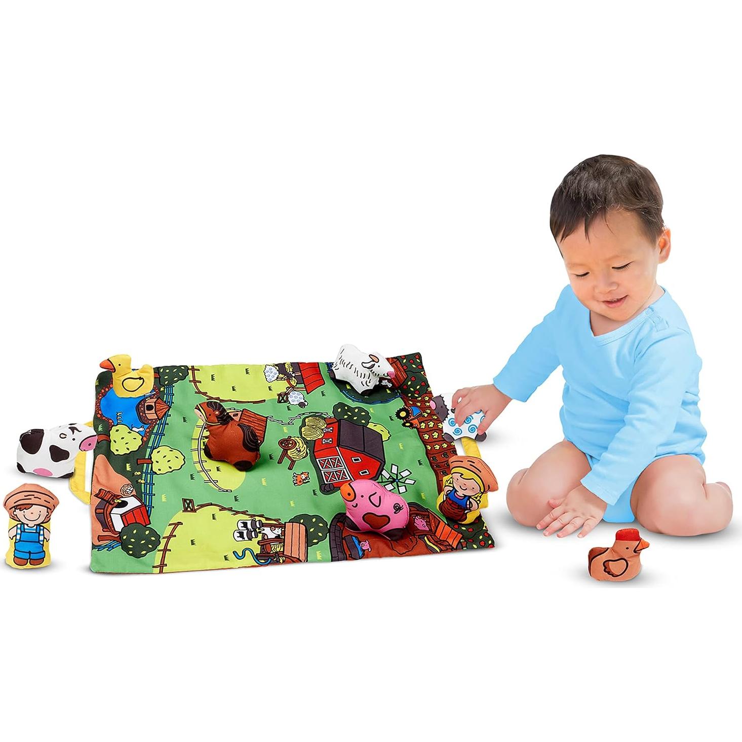 Alfombra de Juego Melissa & Doug 9 Animales Plegable 11x31 cm