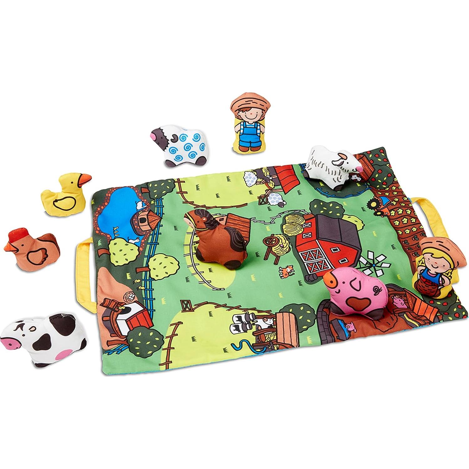 Alfombra de Juego Melissa & Doug 9 Animales Plegable 11x31 cm