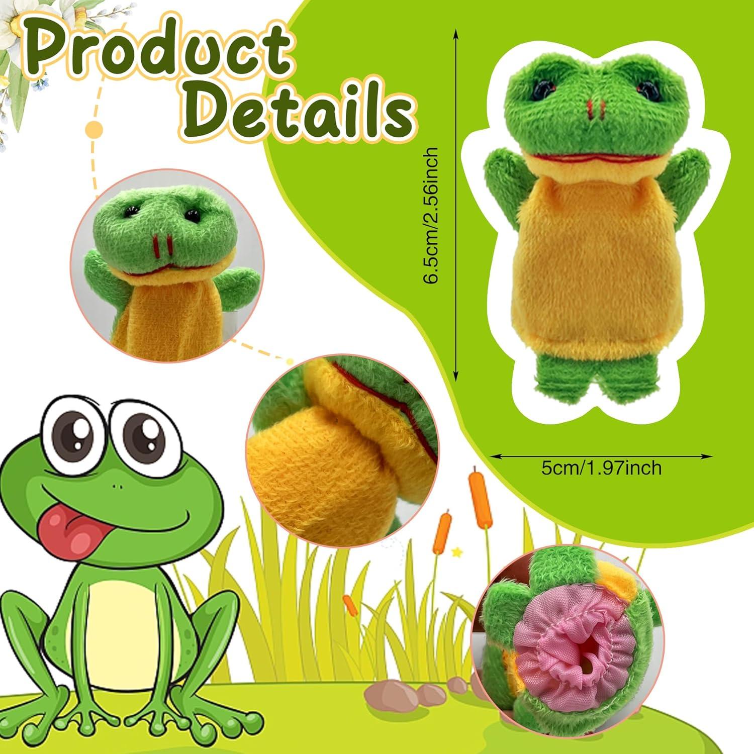 Juego de 24 Marionetas de Dedo XIPEGPA Animales de Peluche