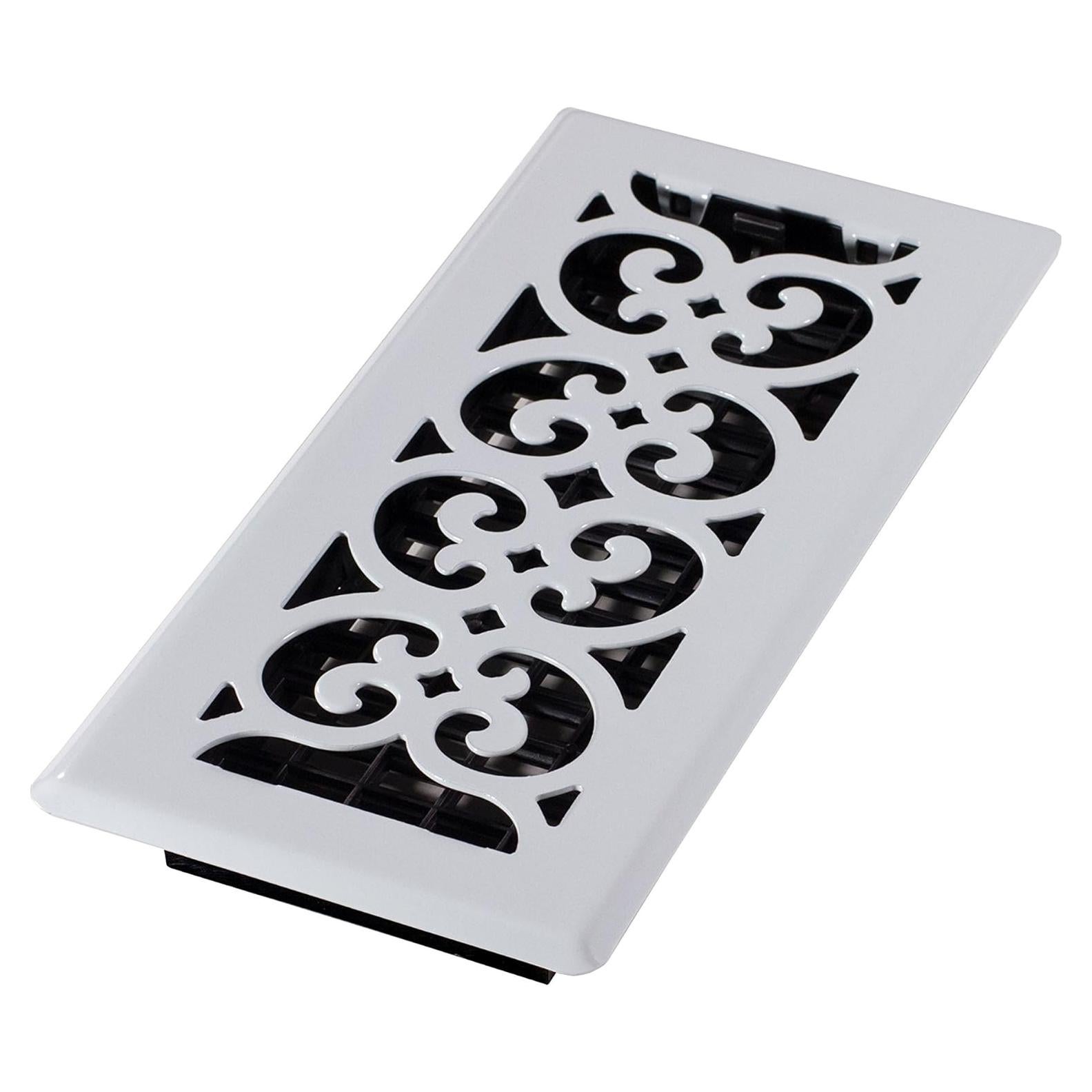 Rejilla de Piso Decor Grates FS410-WH 10x25 cm Blanco