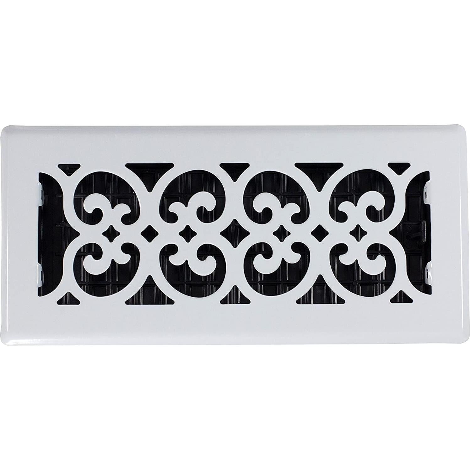 Rejilla de Piso Decor Grates FS410-WH 10x25 cm Blanco