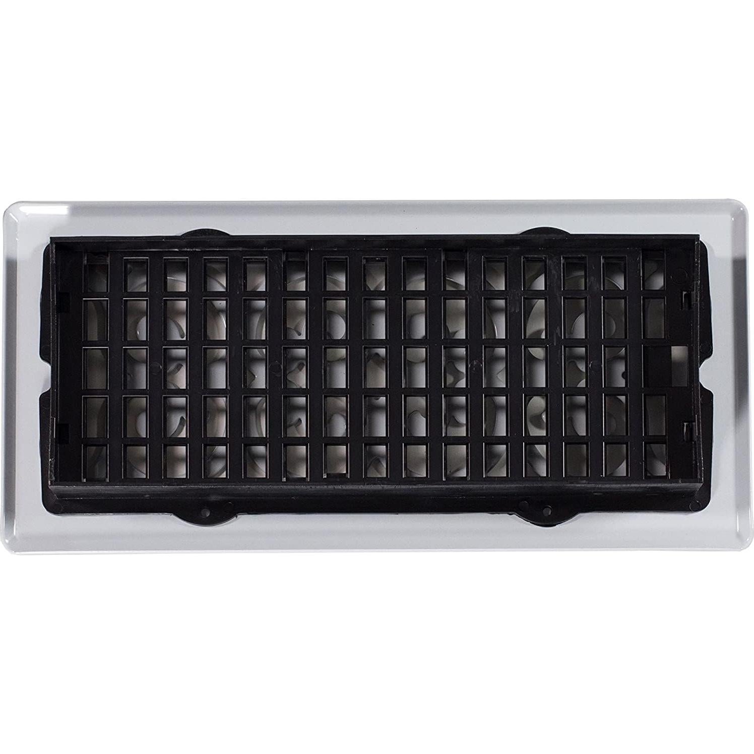 Rejilla de Piso Decor Grates FS410-WH 10x25 cm Blanco