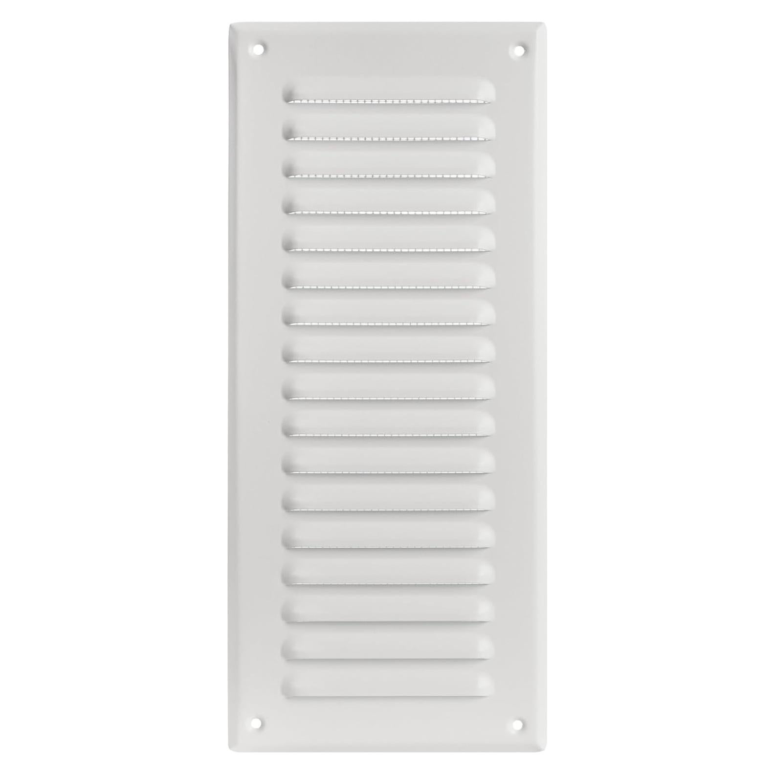 Rejilla de Ventilación Cuadrada Metal Blanco Ecopro 8.5x25.1cm