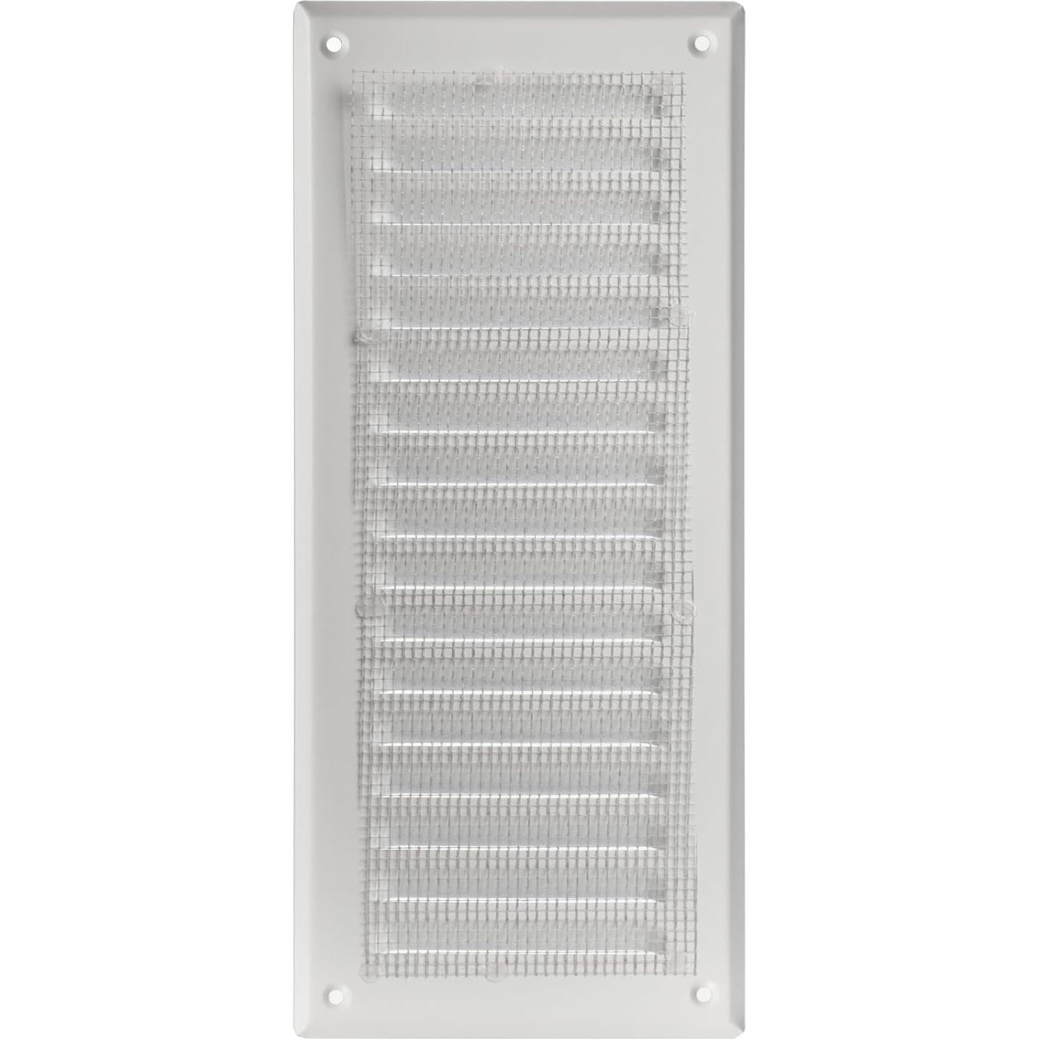 Rejilla de Ventilación Cuadrada Metal Blanco Ecopro 8.5x25.1cm