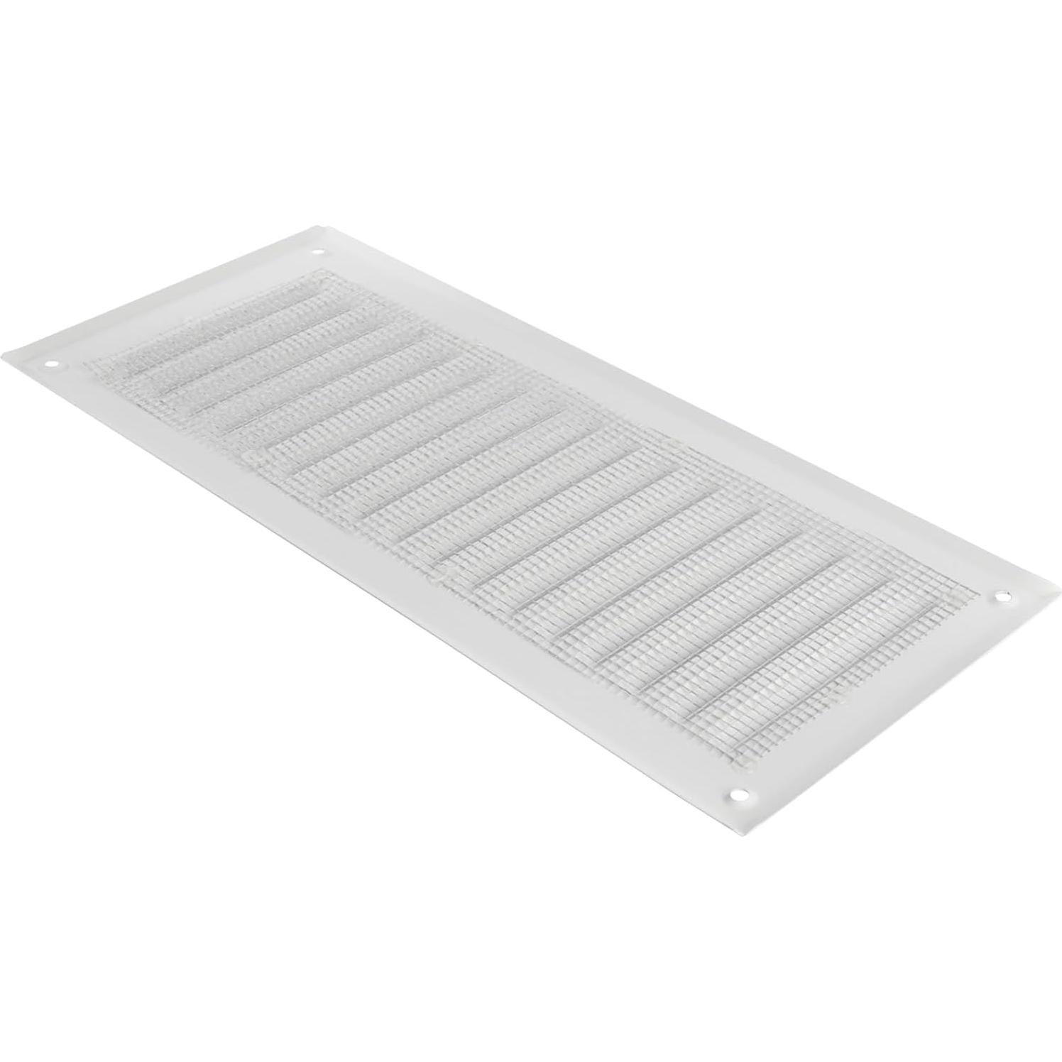 Rejilla de Ventilación Cuadrada Metal Blanco Ecopro 8.5x25.1cm