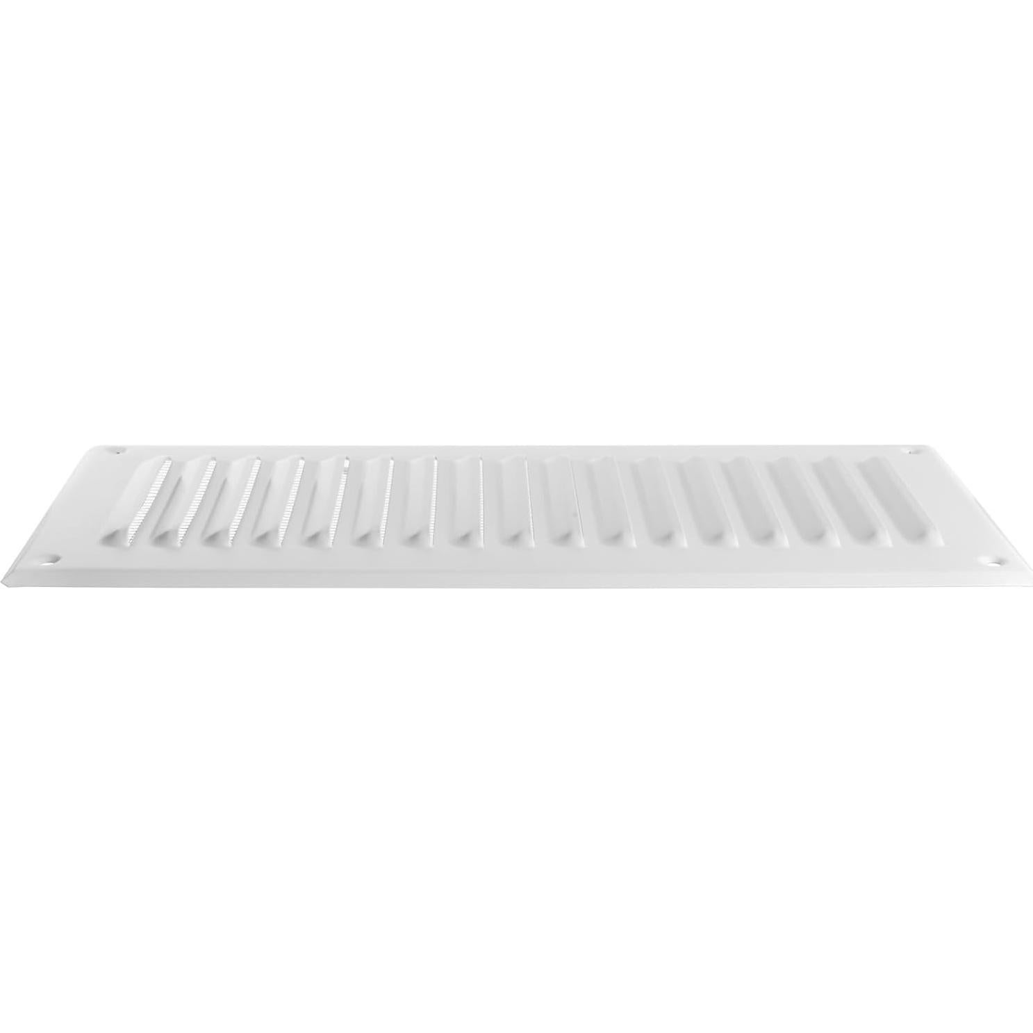 Rejilla de Ventilación Cuadrada Metal Blanco Ecopro 8.5x25.1cm