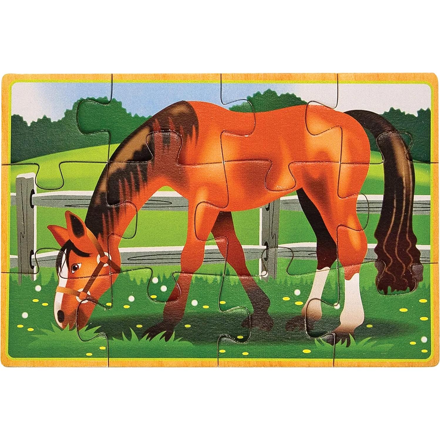 Rompecabezas de Madera Melissa & Doug Granja 4 en 1 48 Piezas