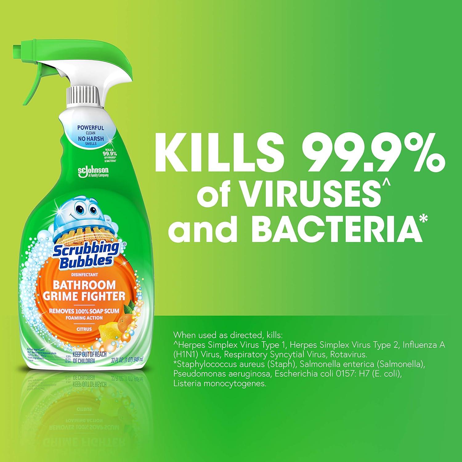 Limpiador Desinfectante para Baño Scrubbing Bubbles 0.94L Cítricos