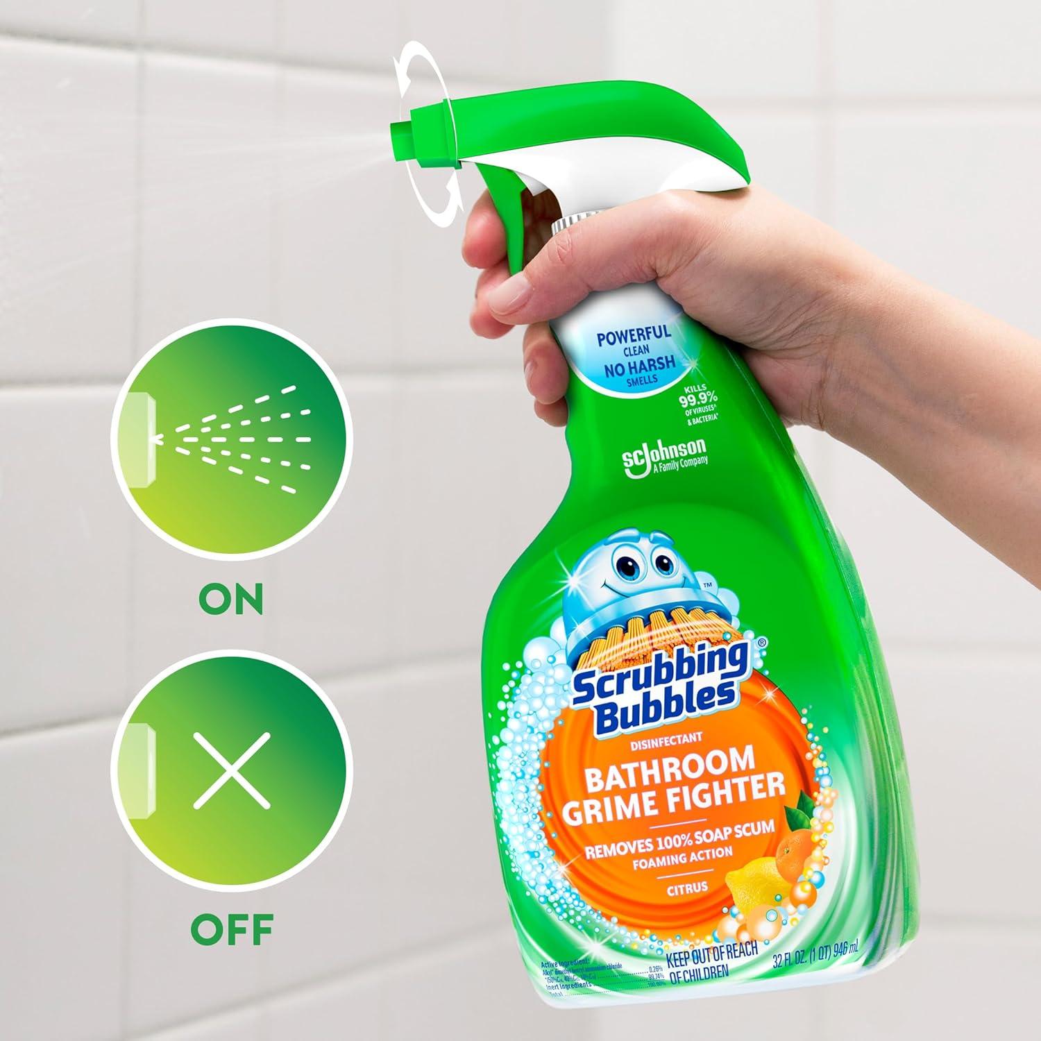 Limpiador Desinfectante para Baño Scrubbing Bubbles 0.94L Cítricos