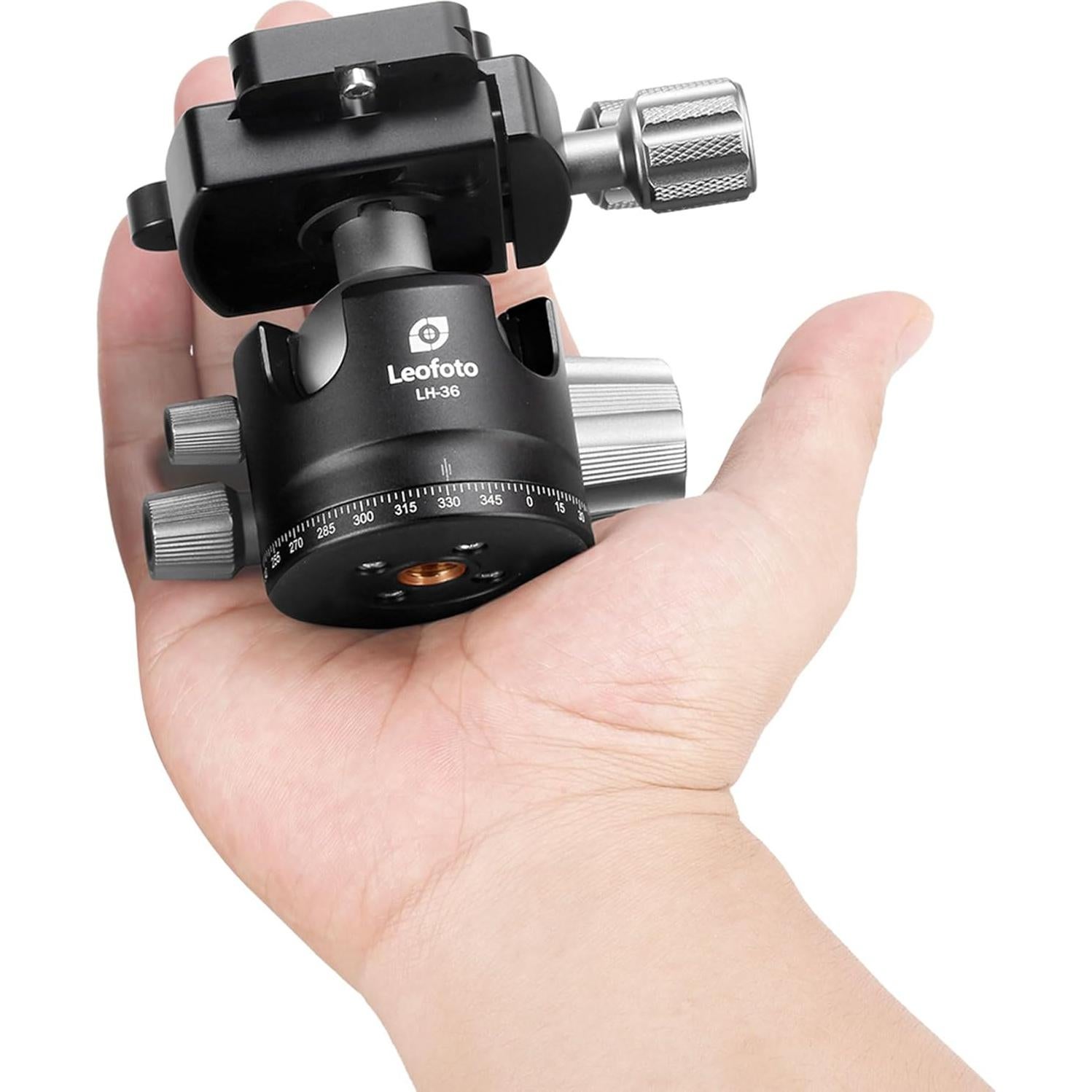 Cabezal de trípode Leofoto LH-36, 84mm, carga 18kg, QR