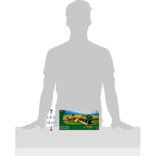 Tren de Granja BRIO 33404 - Juego de Madera 5 Piezas