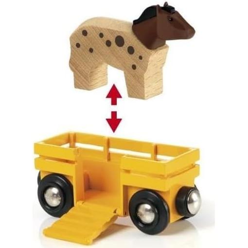 Tren de Granja BRIO 33404 - Juego de Madera 5 Piezas