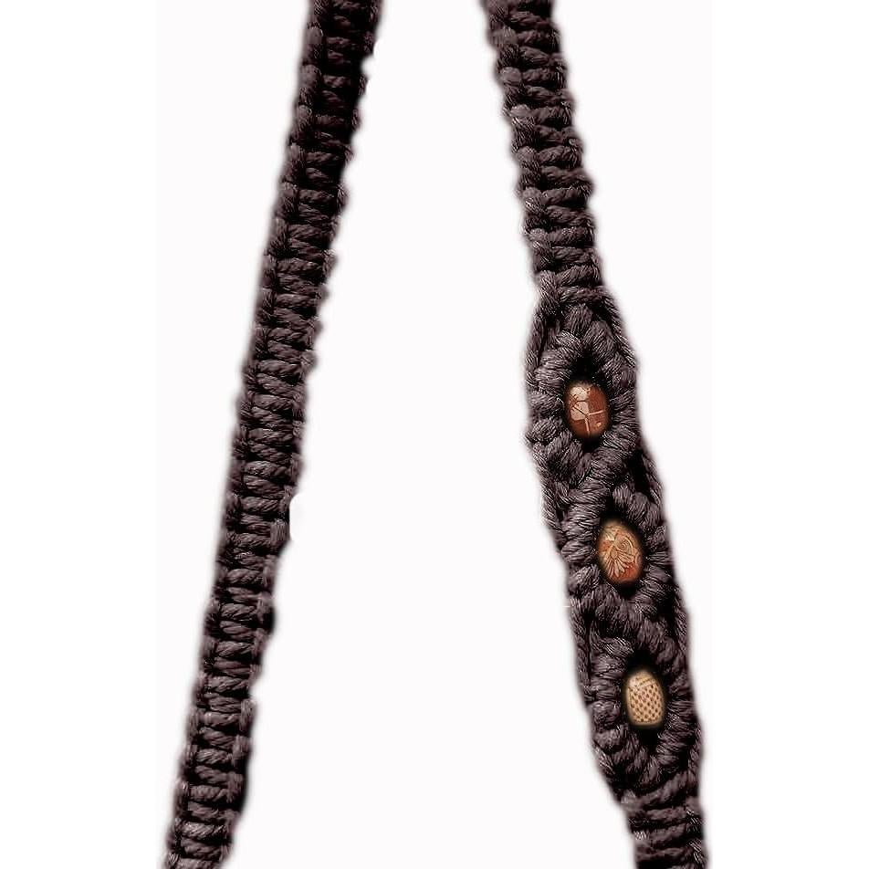 Correa de Yoga Tejida a Mano Kiido 180 cm Gris Multiusos