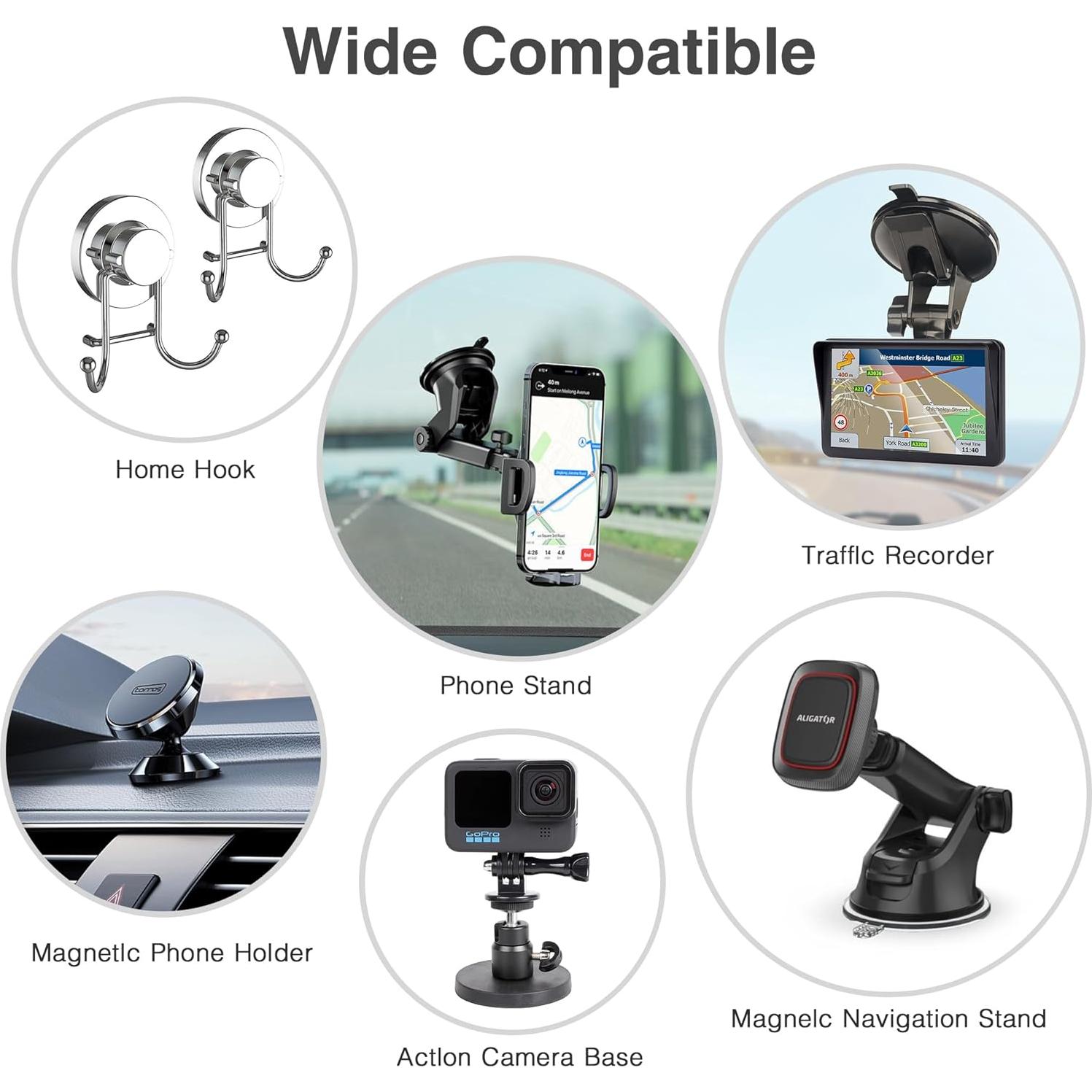 Almohadillas Adhesivas Doble Cara DLMLEXH 3 Pcs 56mm 65mm