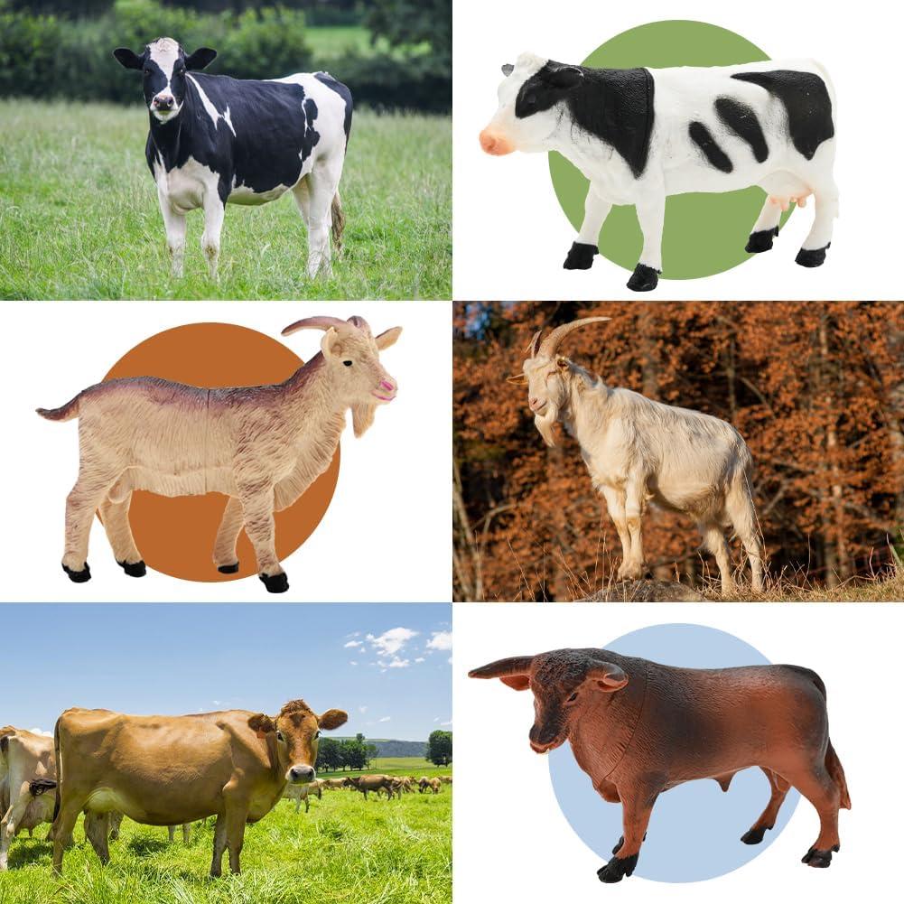 Juguete de Granja BOLZRA con 14 Figuras y 2 Tractores